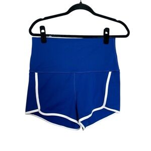 Free People Royal Blue Biker Shorts